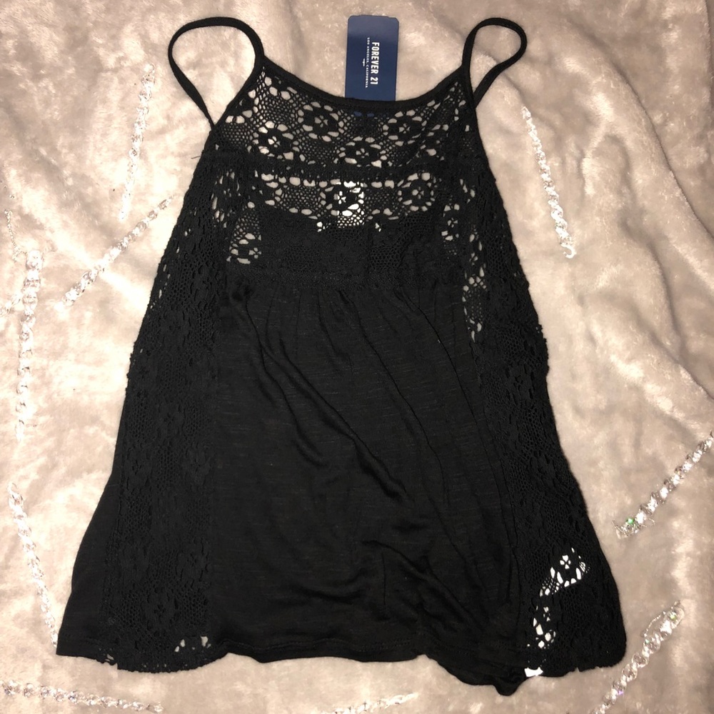 Black Knit High Neck Top